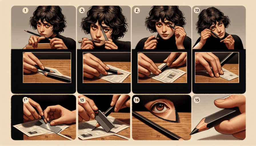 Cómo afilar lápices de ojos sin sacapuntas