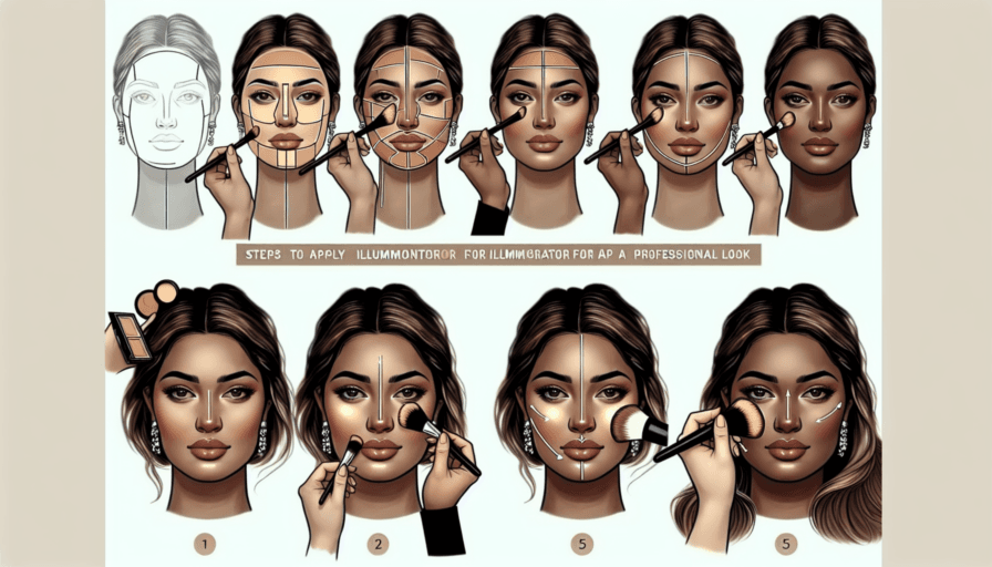 Cómo aplicar iluminador para un look profesional