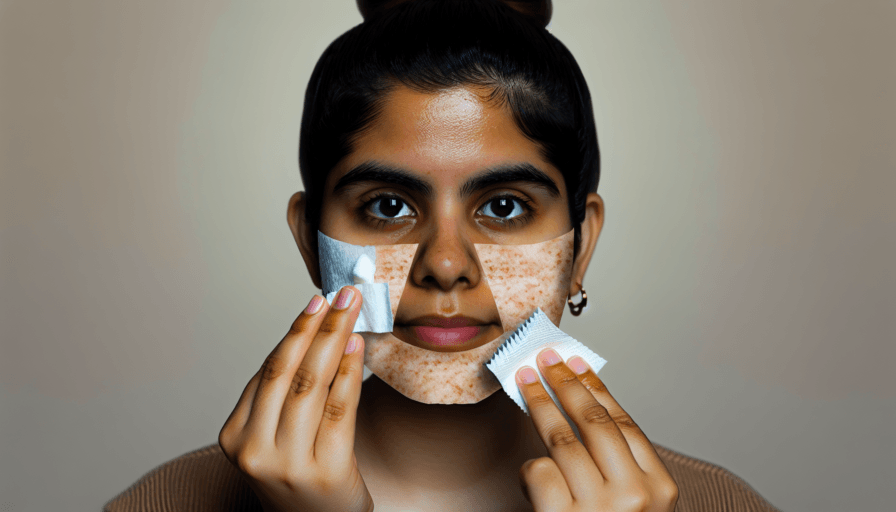 Cómo eliminar brillo facial con papel higiénico