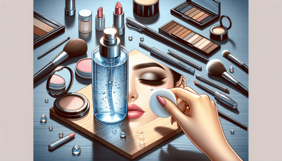 Cómo fijar el maquillaje usando agua micelar