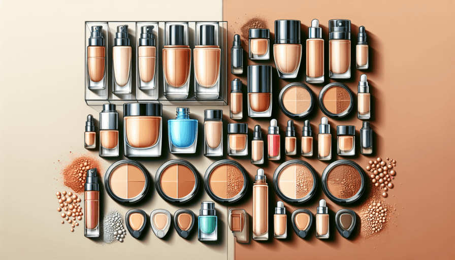 Diferencias entre bases líquidas y en polvo compactas