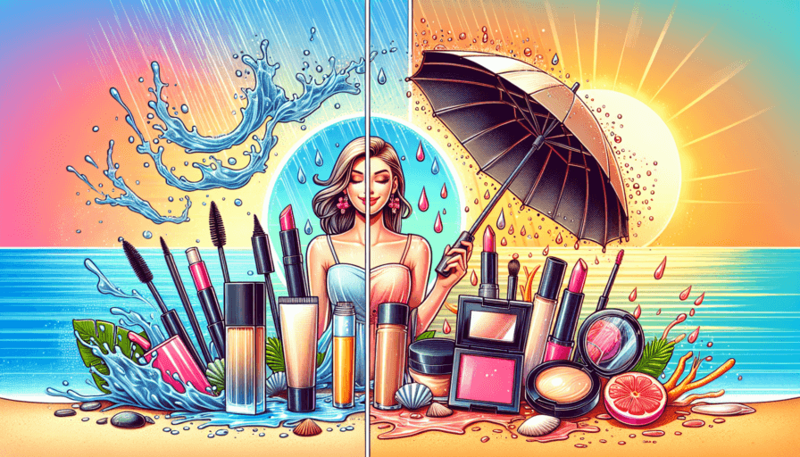 Maquillaje resistente al agua para días largos y calurosos