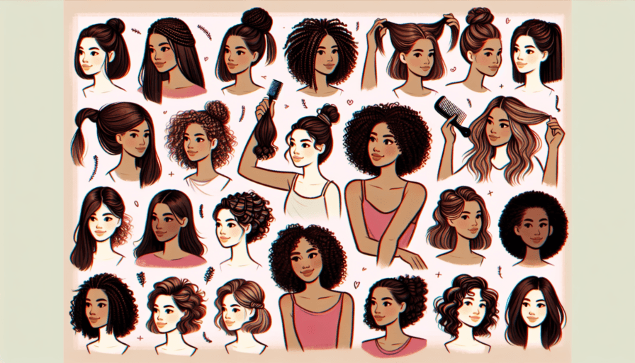 Peinados fáciles para cabello corto y rizado