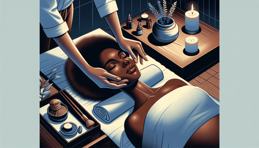 masaje para relajar musculatura facial